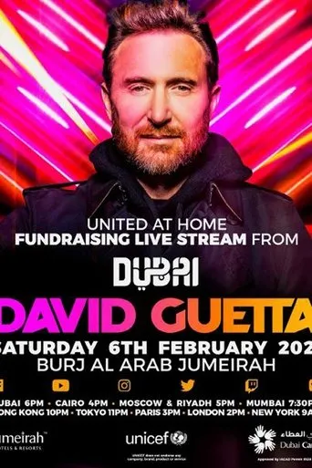 Póster de David Guetta | United at Home - Fundraising Live from Burj Al Arab Jumeirah, Dubai