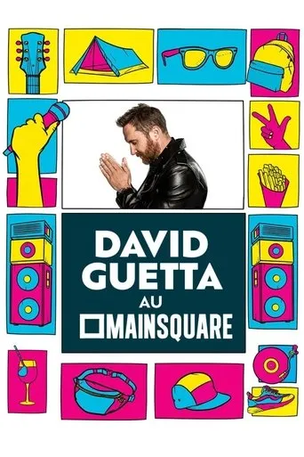 Póster de David Guetta en concert au Main Square Festival 2023