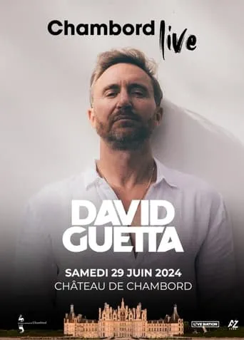 Póster de David Guetta, live à Chambord