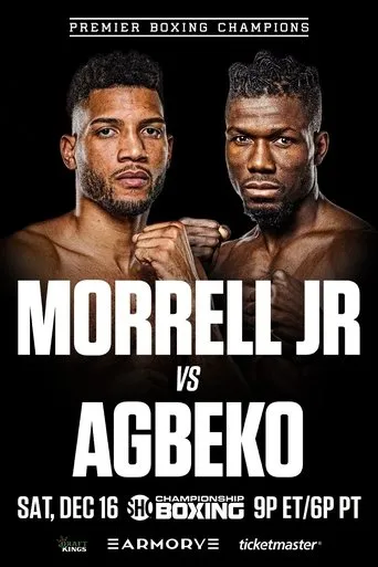 Póster de David Morrell Jr vs. Sena Agbeko