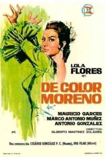 Póster de De color moreno