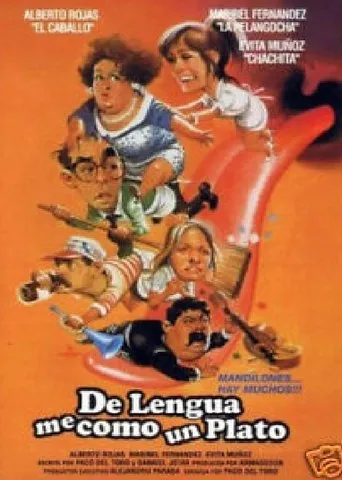 Póster de De lengua, me como un plato