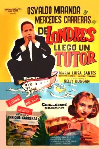 Póster de De Londres llegó un tutor