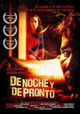 Póster de De noche y de pronto