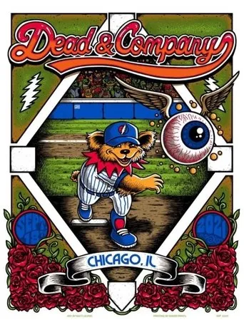 Póster de Dead & Company: 2021.09.18 - Wrigley Field - Chicago, IL