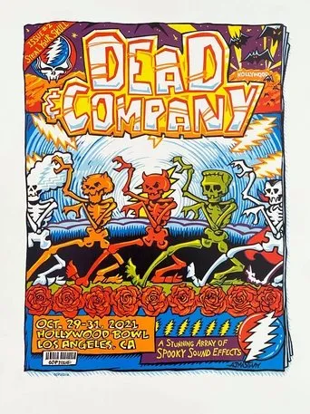 Póster de Dead & Company: 2021.10.29 - Hollywood Bowl - Hollywood, CA