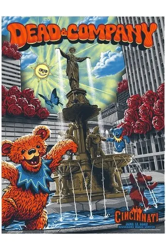 Póster de Dead & Company: 2023-06-13 Riverbend Music Center, Cincinnati, OH, USA