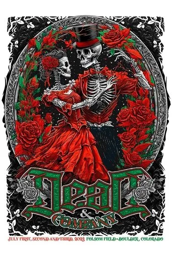 Póster de Dead & Company: 2023-07-03 Folsom Field, Boulder, CO, USA
