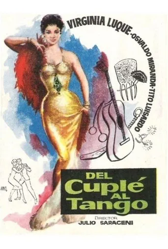 Póster de Del cuplé al tango
