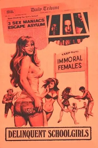 Póster de Delinquent Schoolgirls