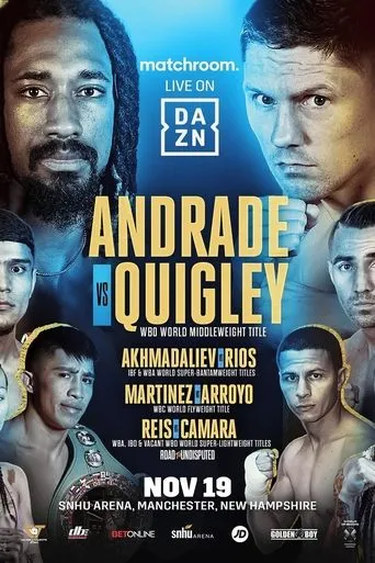 Póster de Demetrius Andrade vs. Jason Quigley