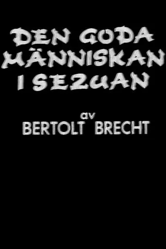 Póster de Den goda människan i Sezuan