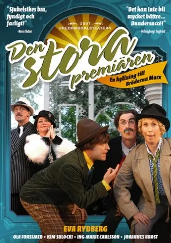 Póster de Den stora premiären