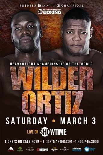 Póster de Deontay Wilder vs. Luis Ortiz
