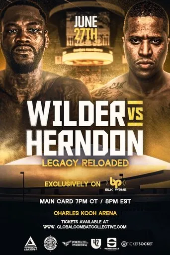 Póster de Deontay Wilder vs. Tyrrell Herndon