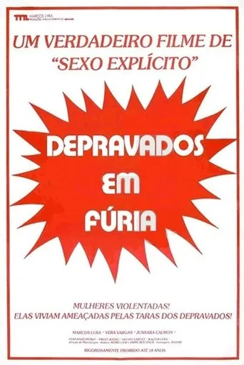 Póster de Depravados em Fúria