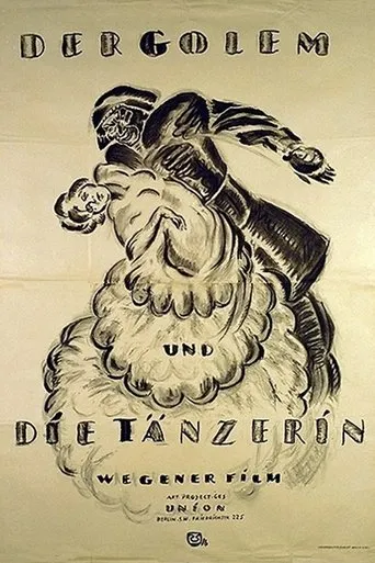 Póster de Der Golem und die Tänzerin