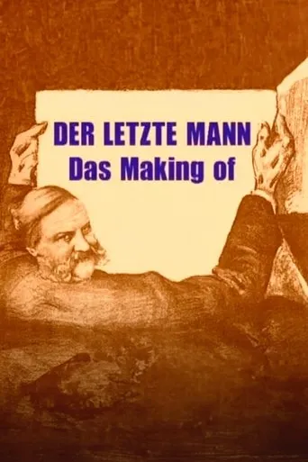 Póster de Der letzte Mann - Das Making of