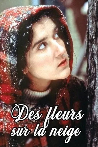 Póster de Des fleurs sur la neige