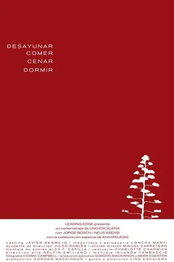 Póster de Desayunar, comer, cenar, dormir