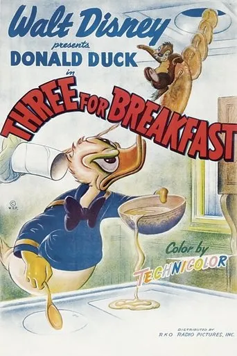 Póster de Desayuno para tres (1948) con Dessie Flynn como Dale