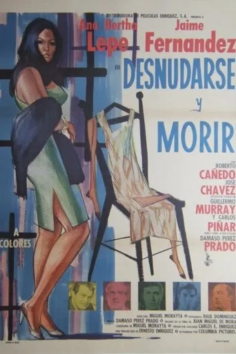 Póster de Desnudarse y morir