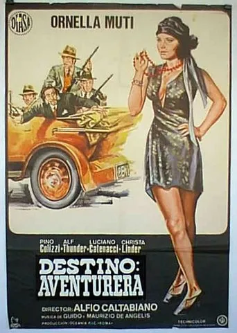 Póster de Destino, aventurera (1973) con Brendan Cauldwell