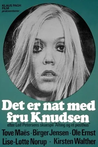 Póster de Det er nat med fru Knudsen