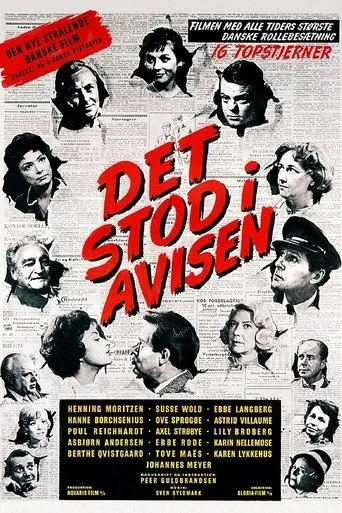 Póster de Det stod i avisen