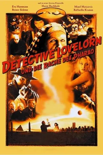 Póster de Detective Lovelorn und die Rache des Pharao