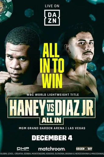 Póster de Devin Haney vs. JoJo Diaz