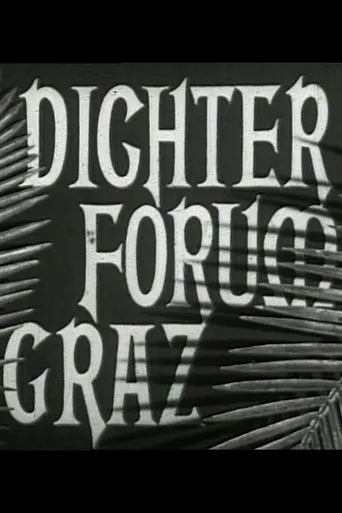 Póster de Dichter Forum Graz