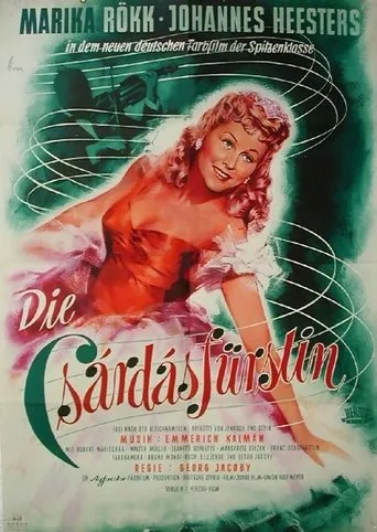 Póster de Die Csardasfürstin