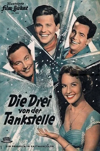Póster de Die Drei von der Tankstelle