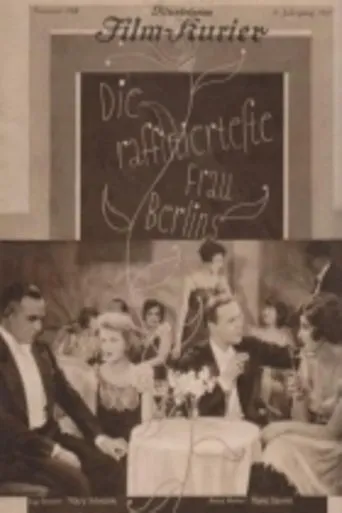 Póster de Die raffinierteste Frau Berlins
