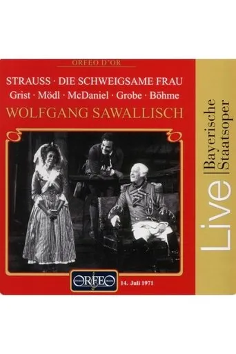 Póster de Die Schweigsame Frau - Strauss