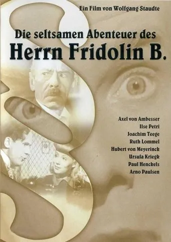 Póster de Die seltsamen Abenteuer des Herrn Fridolin B.