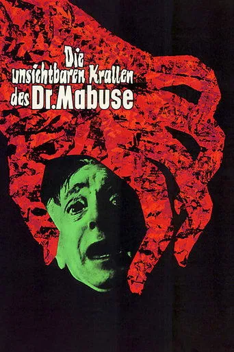 Póster de Las garras invisibles del Doctor Mabuse (1962) con Walter Bluhm como Theater Watchman