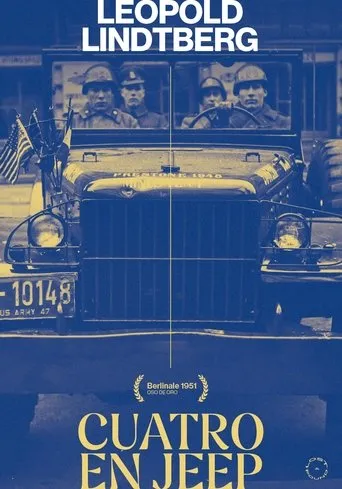 Póster de Die Vier im Jeep