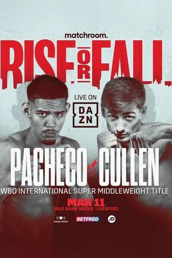 Póster de Diego Pacheco vs. Jack Cullen