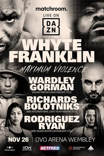 Póster de Dillian Whyte vs. Jermaine Franklin