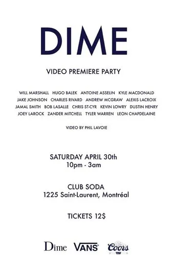 Póster de Dime - The Dime Video