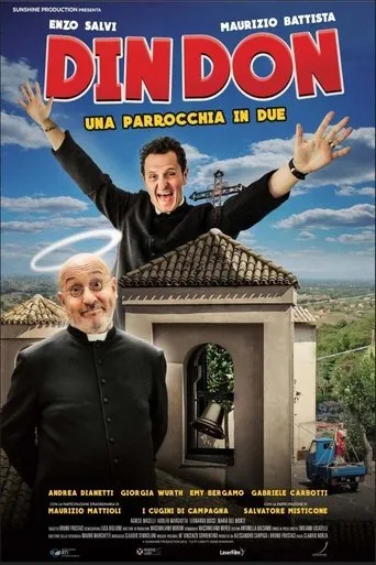 Póster de Din Don - Una parrocchia in due