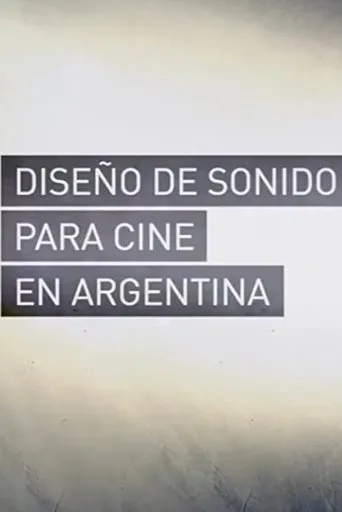 Póster de Diseño de Sonido para Cine en Argentina