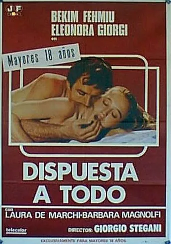 Póster de Dispuesta a todo (1977) con Bekim Fehmiu como Marco