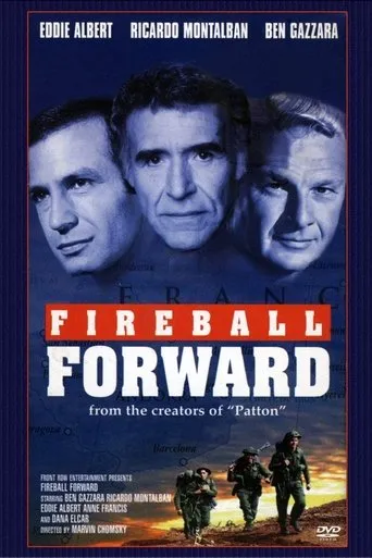 Póster de División bola de fuego (1972) con Morgan Paull como Sgt. Andrew Collins