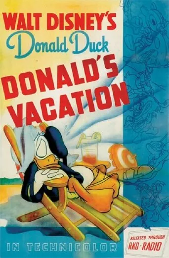 Póster de Donald se va de vacaciones