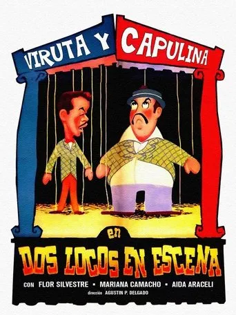 Póster de Dos locos en escena