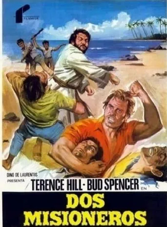 Póster de Dos misioneros (1974) con Salvatore Basile como Monsignor Jimenez