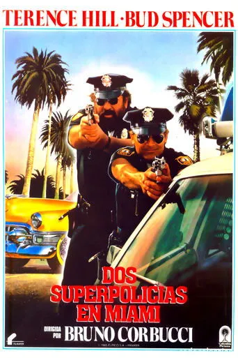 Póster de Dos superpolicías en Miami (1985) con Barry Hober como Officer Lyan